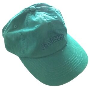 Jameson Irish Whiskey Adjustable Strap Baseball Hat Cap Men's Denim Green